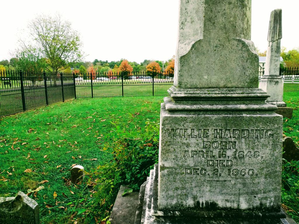 Grave of Willie Harding, brother-in-law of John McGavock